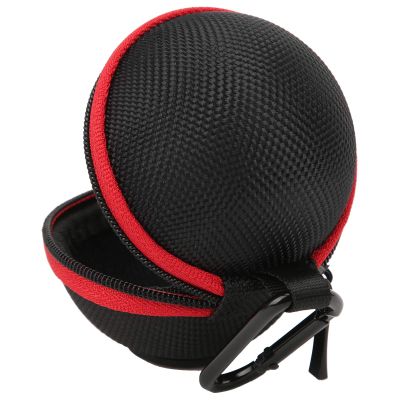 Qiilu Cue Ball Bag Clip On Cue Ball Case Holder Circle Storage Bag Training Ball Aluminum Alloy Buckle for Attaching Pool Balls, Billiard Balls, Training Balls