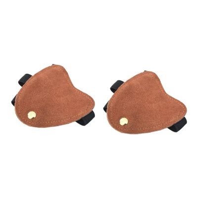 INOOMP 2pcs Finger Cover for Archery Durable Finger Guard Protection Pad for Arrow Shooting Comfortable and Tear Resistant for Outdoor Practice and Hunting