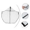 golf bag cover rain guards for rain cover golf bag hood clear transparent push cart push cart s proof zipper travel plastic view 3