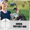 golf bag cover rain guards for rain cover golf bag hood clear transparent push cart push cart s proof zipper travel plastic view 4