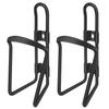 Bike Water Bottle Holder by Delta Cycle (2-Pack) - Lightweight Alloy Bottle Cage Holder Mount - Compatible with Any Standard Water Bottle - Easy Installation Quickly Mounts to Any Bike, Black view 1