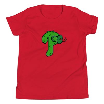 Phillie Phanatic Kids T-Shirt, Phanatic Baseball Design Kids Shirt Red