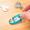 Nite IZE IdentiKey SlideLock Dual Carabiner, Key Identifier and Key Holder, Blue and Black 2 Pack view 2