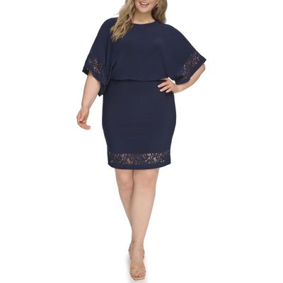 Jessica Howard Women's Dresses Dress,Navy,10P