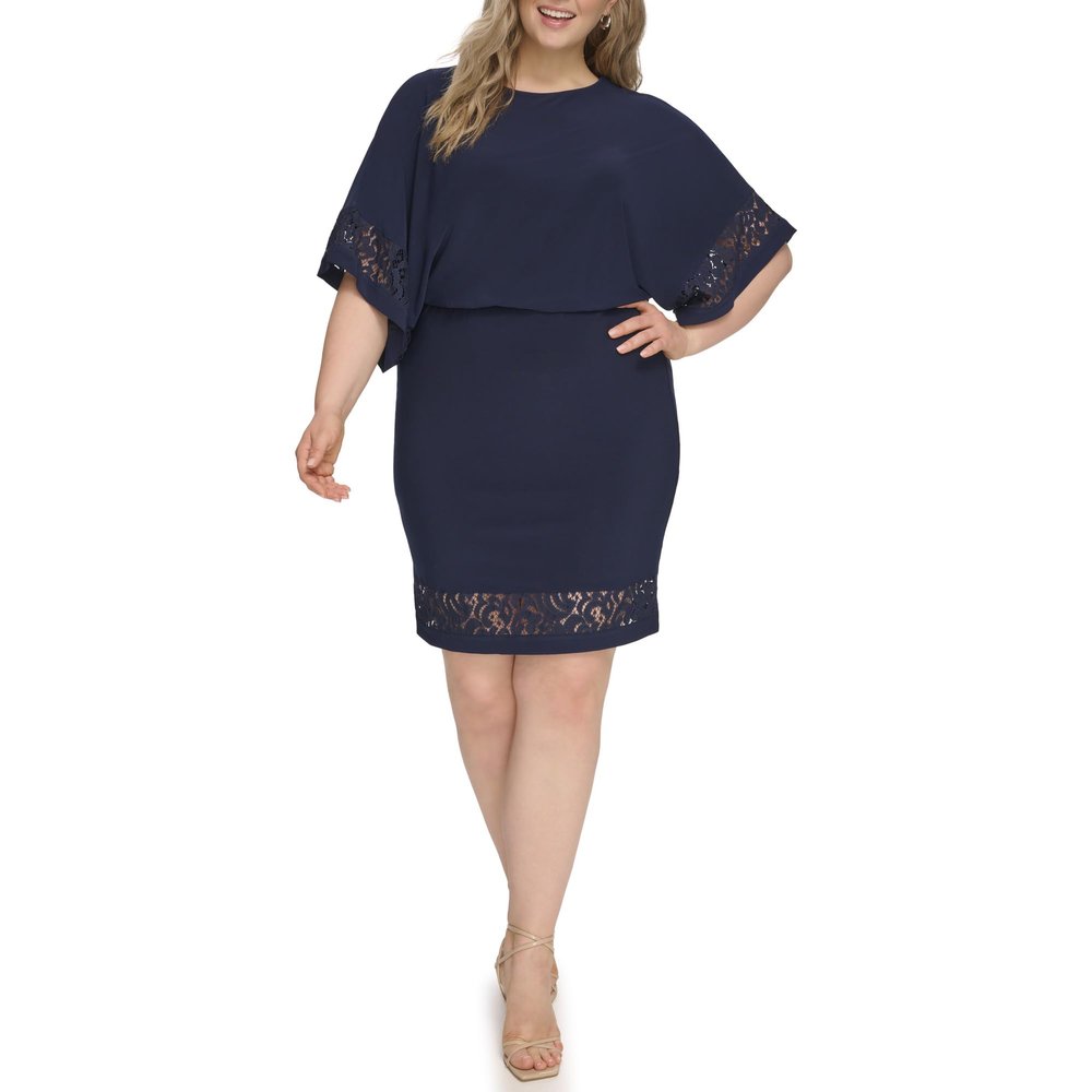 Jessica Howard Women's Dresses Dress,Navy,10P