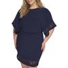 Jessica Howard Women's Dresses Dress,Navy,10P view 2