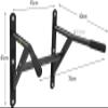 SKIHOT Strength Training Pull-UP Bars, Wall Mounted Pull Up Bar, Heavy Duty Chin Up Bar Wall Mount, Suitable for Home Gym Indoor Outdoor, Max Weight 660 LBS view 2