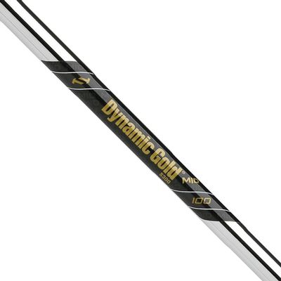 True Temper Dynamic Gold MID 100 S300 Stiff Flex Iron Shafts - .355 Taper Tip (Choose Length) (37.0" Wedge)