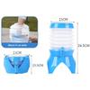 ihreesy Camping Water Container,7.5 L Collapsible Water Bucket Portable Water Tank Reusable Water Storage Carrier Jug No-Leak Water Dispenser with Drain Tap for Outdoors Hiking view 4