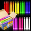 PartySticks Glow Sticks Party Supplies for Kids and Adults (50pk Assorted) - 6 Inch Bulk Glow Light Up Sticks Party Favors, Glow in the Dark Party Decorations, Waterproof Nontoxic Glow Necklaces view 1