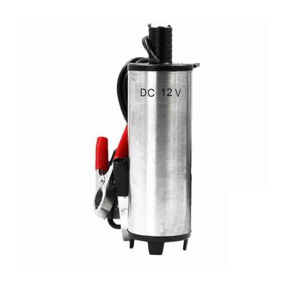 Bomba de agua de diafragma autocebante DC 12V Water Oil Fuel Transfer Pump Submersible Pumps Camping Fishing Submersible Switch Steel (Color : Pump white)