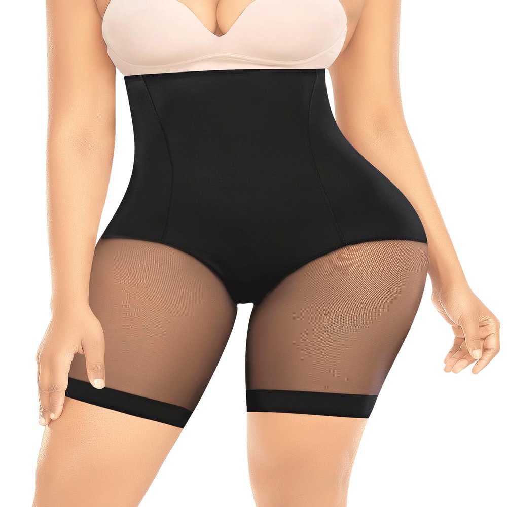 Ganado Tummy Control Shapewear Shorts for Women High Waist Underwear Body Shaper Stomach Shapewear Slip Shorts Under Dresses