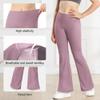 Stelle Girl's Flare Leggings High Waisted Yoga Pants Bootcut Dance Casual Pants Activewear Kids Bell Bottoms(Dusty Lavender,XL) view 4