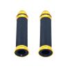 Motorcycle Grips Hand Rubber Pedal Biker Scooter Handlebar Grips Modified Handlebar Throttle Turn Grip (Color : Gold 22-22, Size : A) view 1