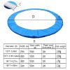 MBROS Trampoline Safety Mat, 12/13/14/16 Feet Trampoline Replacement Surround Pad, Foam Safety Guard Spring Cover, Water-Resistant Round Spring Protection Cover,Green,13ft/3.96m view 2