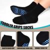 SkiBeaut 15 Pairs Toddler Socks, Kids Gripper Non Slip Boy Girls Crew Grips Toddlers Grippy Anti Skid Children House Socks for 3-5 Years view 2