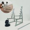 Pencil Holders For Desk&Pen Holders,2023 New Squat Rack Pen Holder,Funny Barbell Rack Pen Holder,Mini Pen Holder For Gym Theme,Cell Phone Stand,Mini Squat Rack Ornaments With Barbells And Weights view 1
