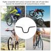 Extra Long Road Handlebar Easy Installation 25.4mm X 580mm Mountain Handlebar Nonslip Stable Cycling (160mm / 6.3in Height) view 4