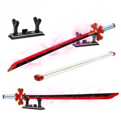 TOY PLAYER Demon Sword Toy Building Set, Kanroji Mitsuri Sword with Scabbard and Stand, Katana Building Set, Gift for Anime Fans (956Pcs)