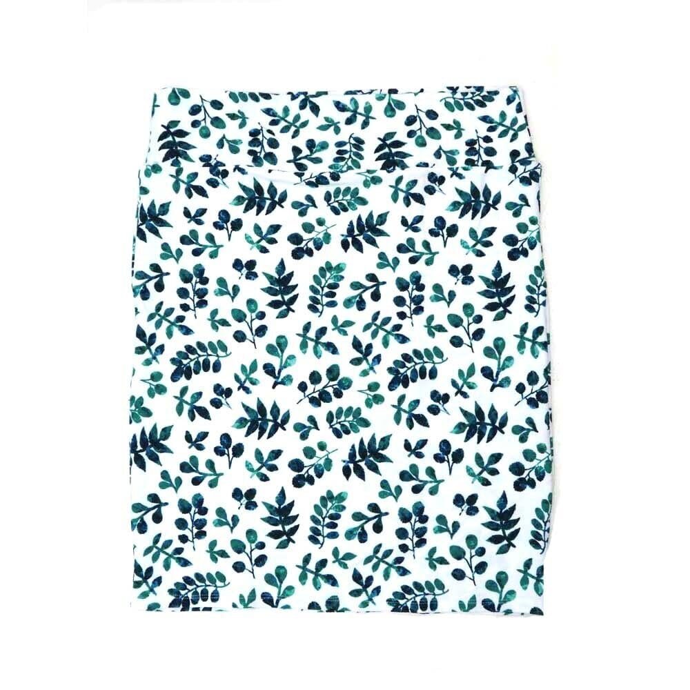 Lularoe Cassie h XXX-Large 3XL Branches Floral Multi Leaf Stem Womens Knee Length Pencil Skirt fits Sizes 24-26 3XL-257-B
