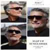 Eyekepper Flip-up Clip-on Sunglasses Polarized Metal Glasses Clip 60x43 MM(Silver Mirror) view 2