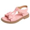 Kids Girls Sandals Open Toe Ankle Strap Dress Shoes Wedding Party for Toddler Kids Bowknot Toddler Boys Dress Shoes (Pink, 28) view 1