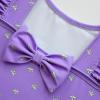 Girls Swimsuit,1-Piece Wed Swimming Suits 3D Movie Graphic Princess Summer Bathing Suit Gift Swimwear for Girls 3-9Years(140,Purple) view 3