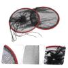 INOOMP 2pcs Portable Fishing Catching Net Capacity Drawstring Mesh Bag for Crabs Shrimp Lobsters and Fish Lightweight Fishing Supplies for Easy Storage and Transport view 2