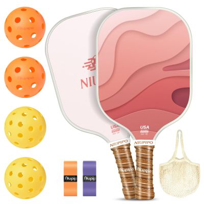 niupipo Pickleball Paddle, USA Approved Lightweight Pickleball Paddle with Fiberglass Surface