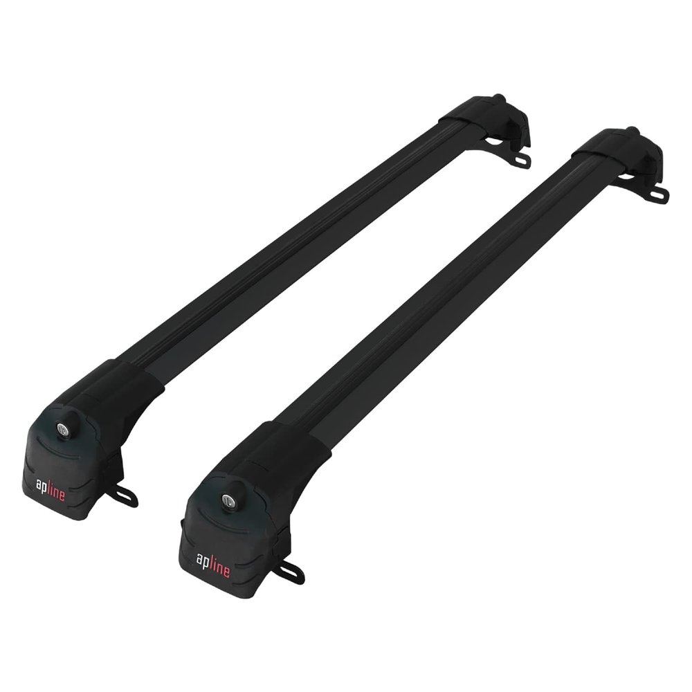accessorypart Compatible with Chevrolet Tahoe 4 2015-2020 ACE-2 Car Roof Rack Cross Bar Black Aluminium 2 Bars