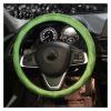 FUERU Car Steering Wheel Cover Set Universal Car Steering Wheel Cover Fashion Shiny Color Diamond Durable and Exquisite Car Interior (Color : 3#) view 1