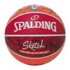 Spalding Sketch Dribble Rubber No. 5 Ball 84-558Z Basketball view 2