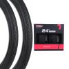 BWSHLF 24inch Mountain Bike Tires, 24 x 2.125 Inch, 2 Pack Replacement Black Folding MTB Bicycle Tire, Brown Sidewall view 1