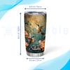 Hyturtle Personalized Gifts For Hummingbird Lover - Faith Hope Love Custom Name Stainless Steel Tumbler 20oz With Lid - Idea Animal Lover Gifts For Women Girl Kids On Birthday, Christmas view 3