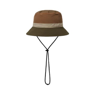 Clakllie Waterproof Sun Hat for Women Men Quick Dry Boonie Hat Summer Fishing Hats for Camping Sun Protection Safari Hats,Brown