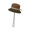Clakllie Waterproof Sun Hat for Women Men Quick Dry Boonie Hat Summer Fishing Hats for Camping Sun Protection Safari Hats,Brown view 2