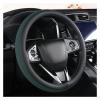FUERU Car Steering Wheel Cover Set Universal Car Steering Wheel Cover Ice Silk Stretch Breathable Delicate Car Interior Gifts (Color : 6#) view 1