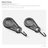 GANAZONO Practical Tent Clips 20pcs Tarp Fasteners Tent Fixers Windproof Rope Buckles view 3