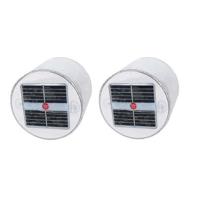 Solar Inflatable Lights 2 Pack Outdoor Camping Tent Lantern Waterproof Solar Powered Led Light Survival Emergency Lantern for Camping Travel
