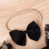 Baby Girl 1st Birthday Outfit Cake Smash Romper Dress Newborn Floral Lace Tulle Boho First Birthday Princess Tutu Dresses + Bowknot Headband Summer Clothes Black Flower 0-3 Months view 3