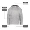 Holloway All-Pro Performance Fleece Hoodie Athletic Grey Heather/Iron XL view 4
