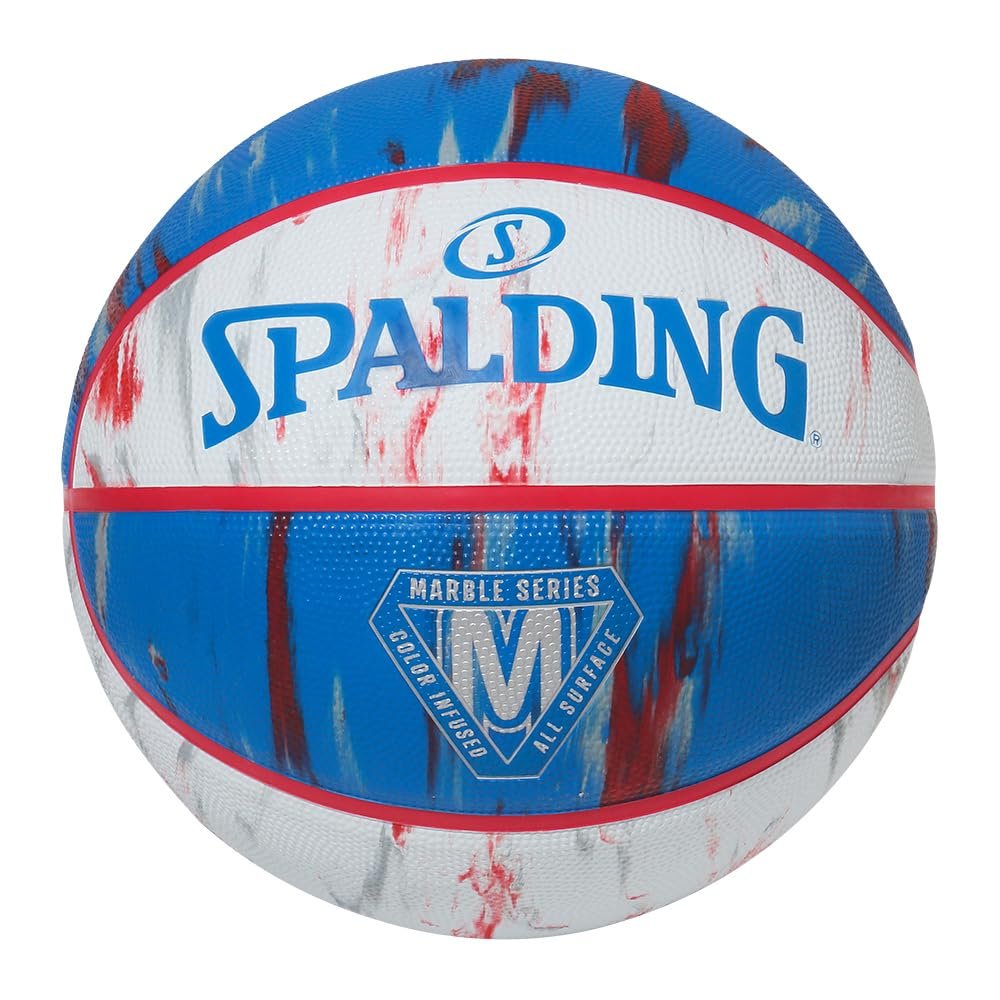 Spalding Marble Red x White x Blue Rubber No. 5 Ball 84-929J Basketball
