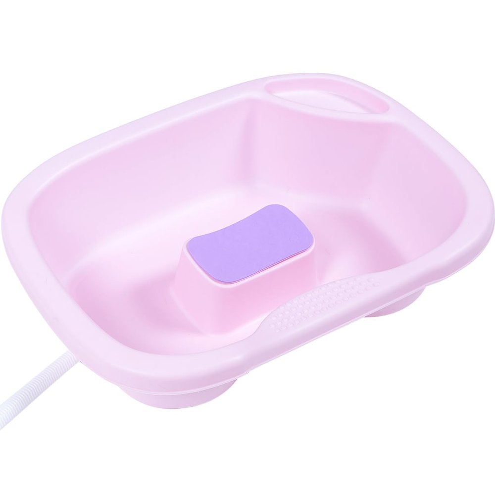 DOITOOL Portable Hair Washing Basin for Bedridden Patients - Flat Lying Shampoo Tray for Elderly Disabled & Injured - Convenient Mobile Hair Wash Solution