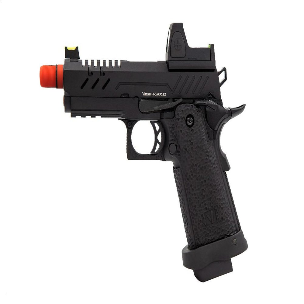 Vorsk Airsoft Pistol 3.8 Hi Capa Pro + Mi-cro Red Dot - Black
