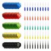 CDIYTOOL 100pcs Dart Shafts Flight Kit Dart Flights Plastic Integrated Dart Shaft and Flight Tip Transparent Gradient Dart Set Dart Flight Set Dart Replacement Accessories Flights view 1