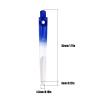 CDIYTOOL 100pcs Dart Shafts Flight Kit Dart Flights Plastic Integrated Dart Shaft and Flight Tip Transparent Gradient Dart Set Dart Flight Set Dart Replacement Accessories Flights view 2