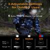 BERGWEISER LED Beanie with Light, 3 Adjustable Modes Headlamp Beanie Hat, Removable Rechargeable USB with Night Strobing for Outdoor Running, Camping, Hiking, Fishing, for Kids view 3