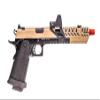 Titan Hi Capa Airsoft Pistol, 7in Barrel, Micro Red Dot, Tan by Vorsk view 2