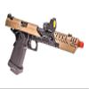 Titan Hi Capa Airsoft Pistol, 7in Barrel, Micro Red Dot, Tan by Vorsk view 4
