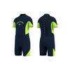 Goldfin Kids Wetsuit for Boys, 3mm Shorty Wetsuit for Kids Neoprene Back Zipper Wet Suits for Water Sports Surfing Swimming Snorkeling Diving Green Size 8 view 1